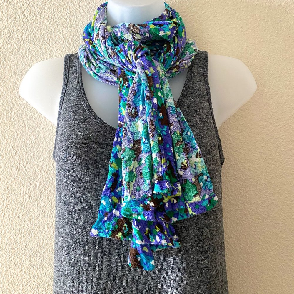 SCARF | FLORAL PRINTED JERSEY